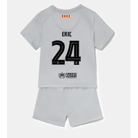 Barcelona Eric Garcia #24 Tredje sæt Børn 2022-23 Kortærmet (+ Korte bukser)